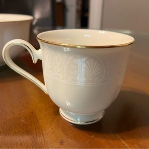 American Home Collection Courtyard Lenox Tea Cup, Made in USA(3cups)